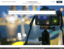 Tablet Screenshot of fotograaf-info.nl